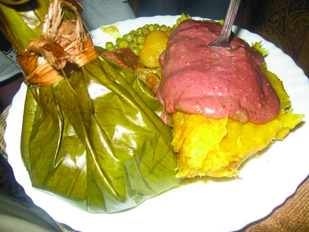 Local dishes in Uganda
