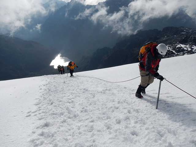 Rwenzori mountain hiking