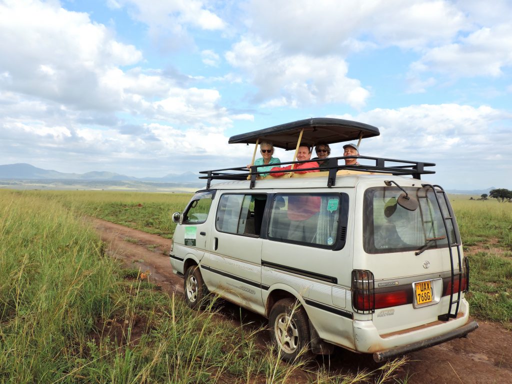 Safari van for hire in Uganda
