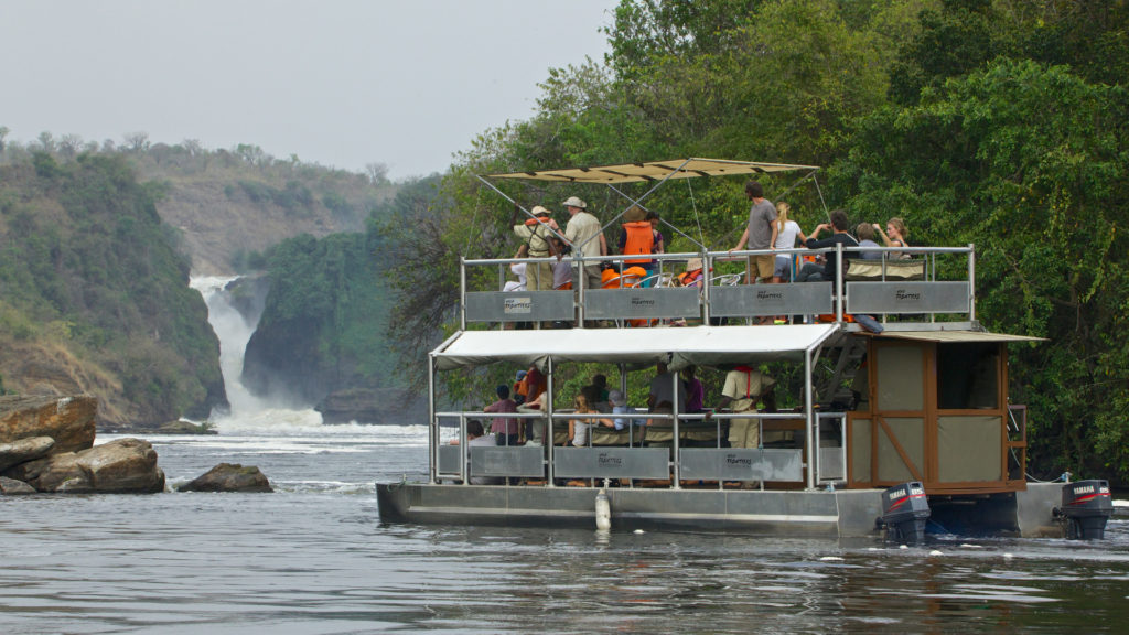 Enjoy morning game drives, hike to falls top and boat ride to bottom