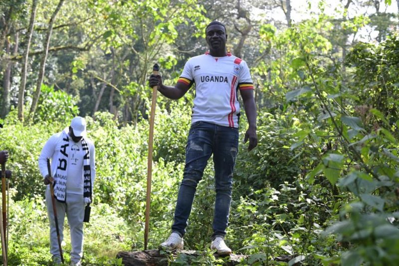 Akon tracked gorillas in Uganda's Bwindi forest