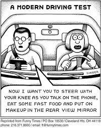 Morden Driving test cartoons