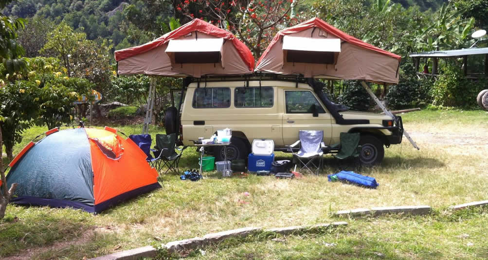 Camping Land cruiser