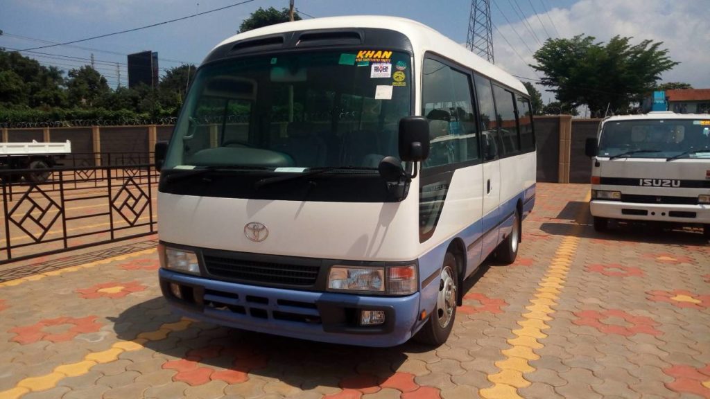 Toyota Coaster Bus For Hire in Uganda