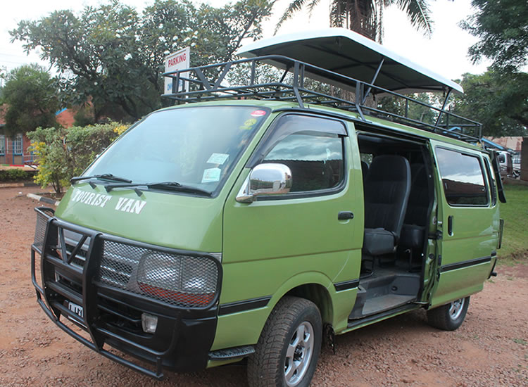 Safari vans for hire in Uganda