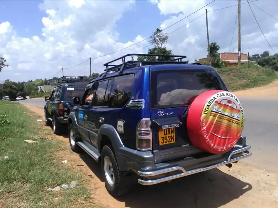 Land cruisers by Uganda Car Rental Services