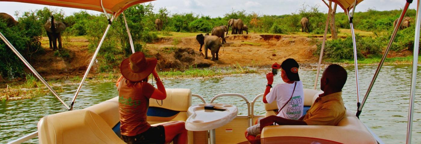 Kazinga channel boat cruise