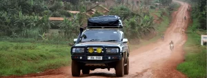 Car rental Uganda in a Land cruiser