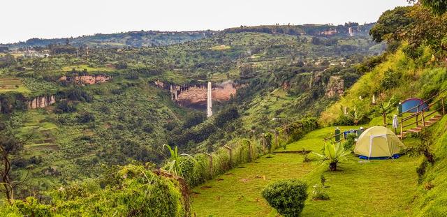 camping at sipi falls 