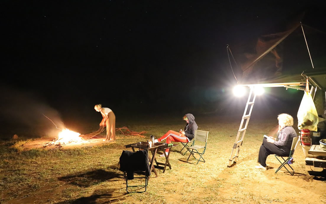 Camping in Uganda