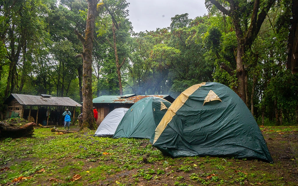 Camping in Uganda