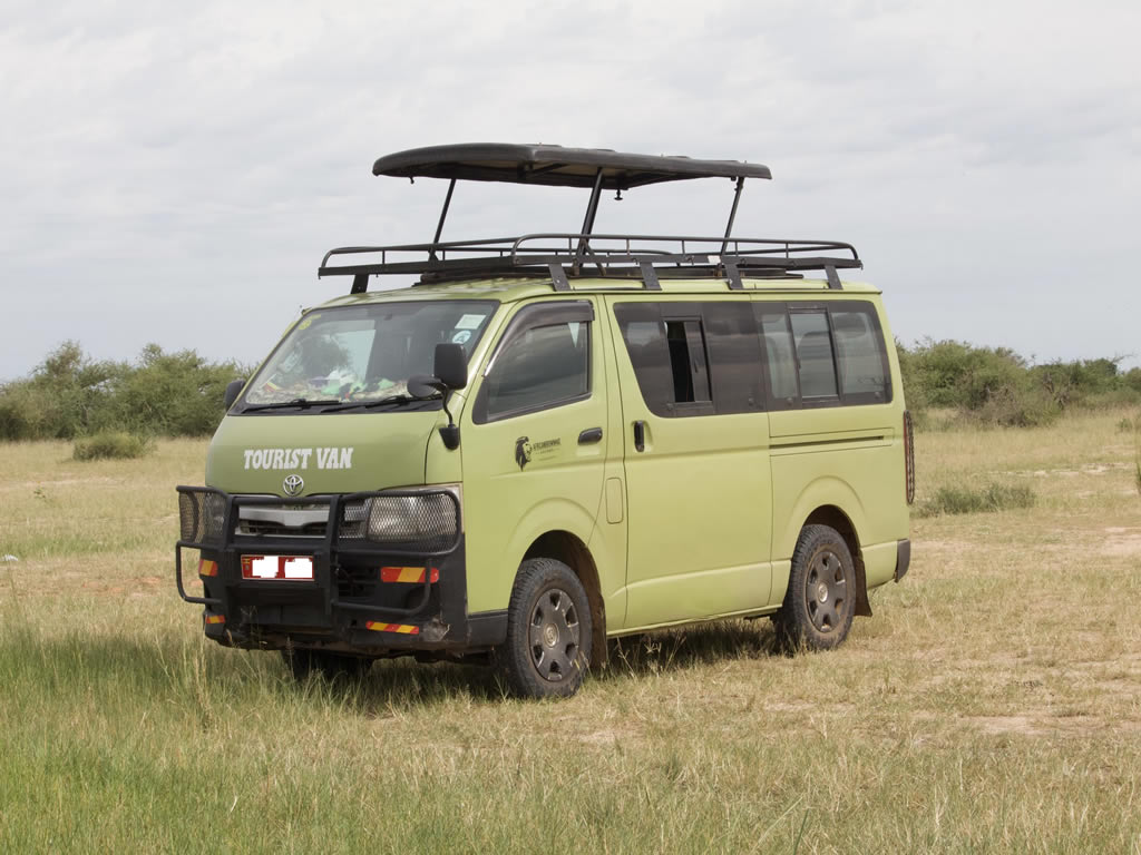Rent a drone van in Uganda for safari