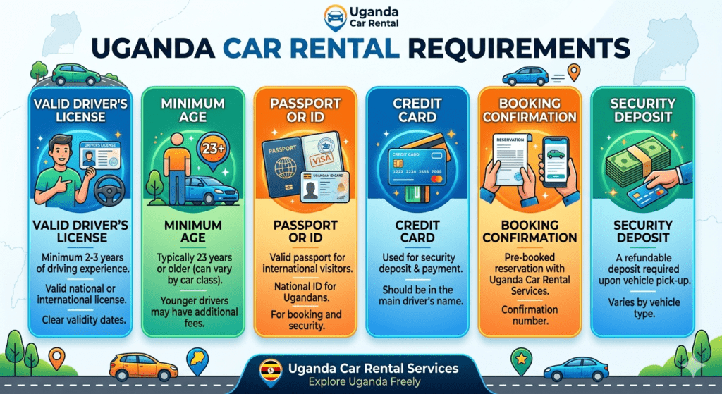 Uganda car rental requirements