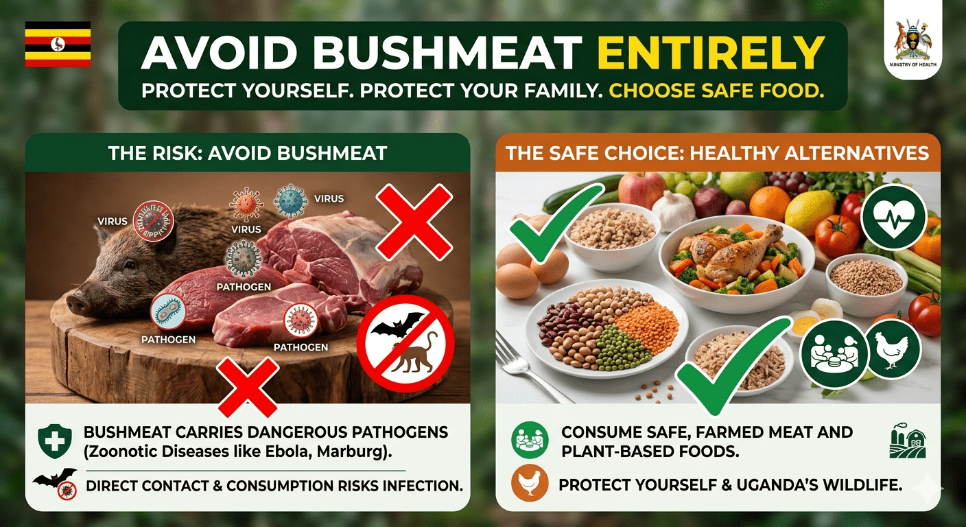 Avoid bushmeat during ebola