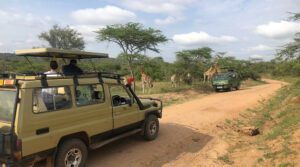 driving to Lake mburo park