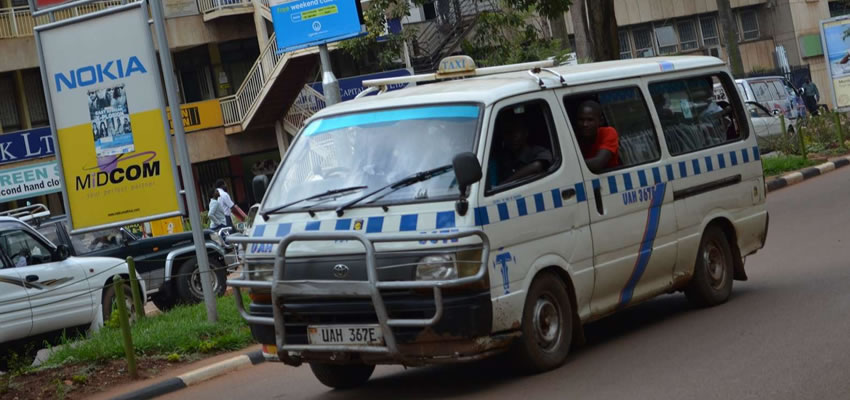Public transport in Uganda with Matatus