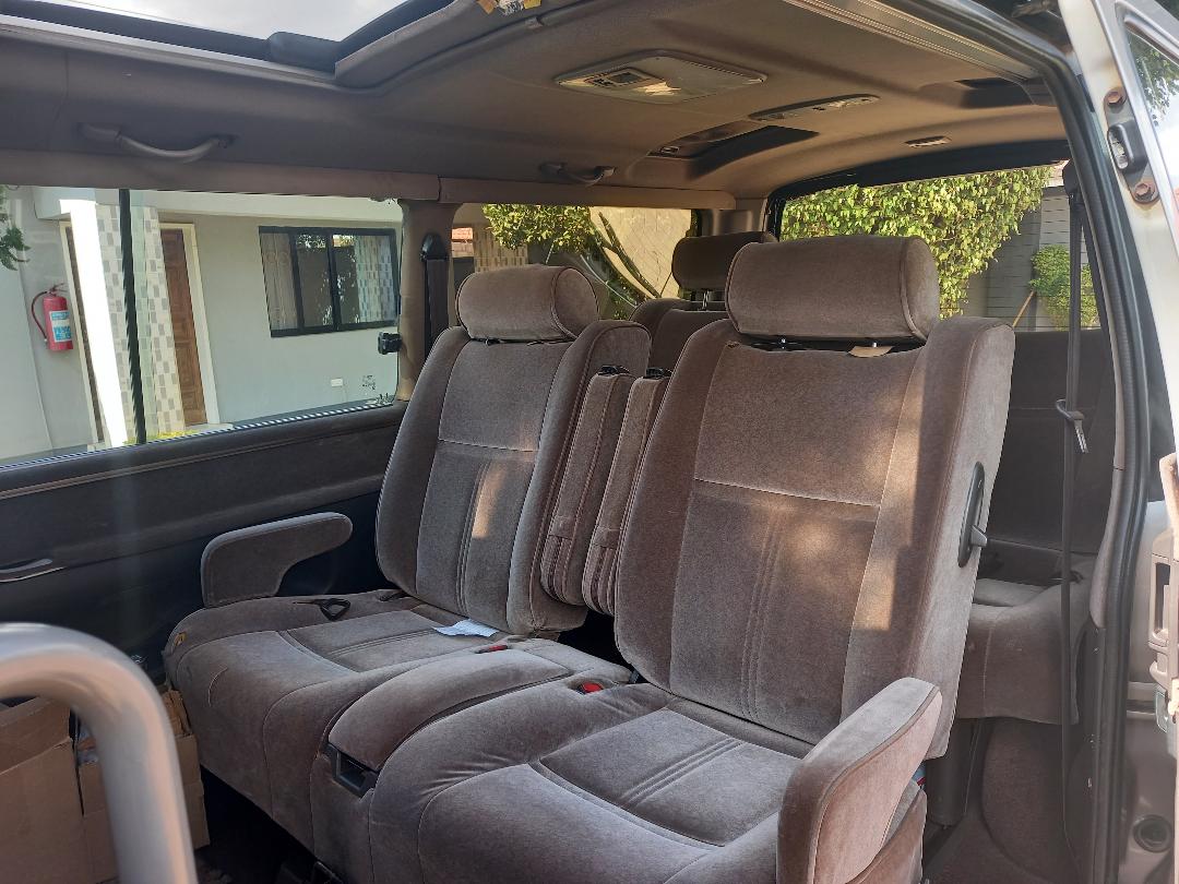 Family van interior