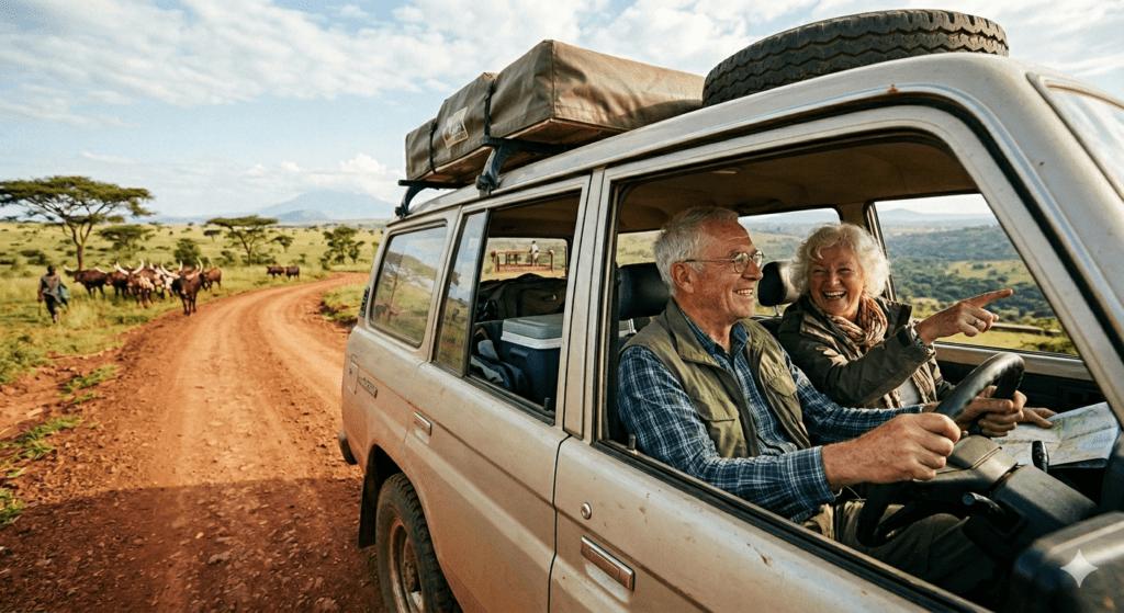 Old travelers self drive Uganda