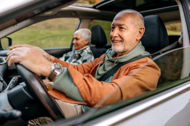 Senior couple on self drive in Uganda 