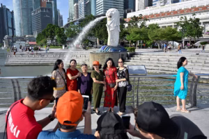 Singapore tourists