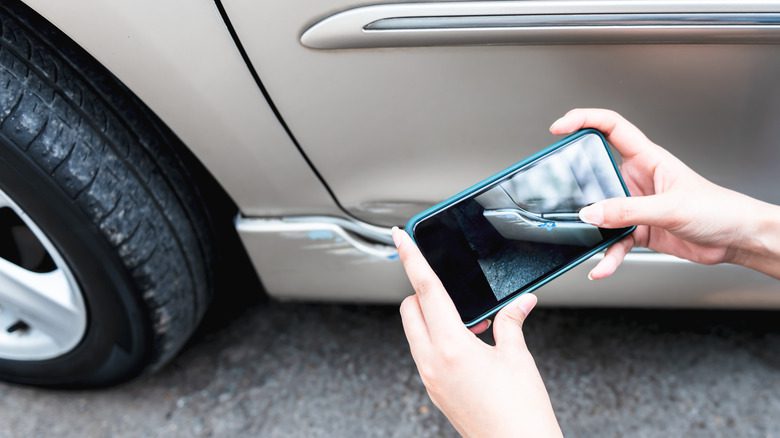 Take photos of rental car before driving off